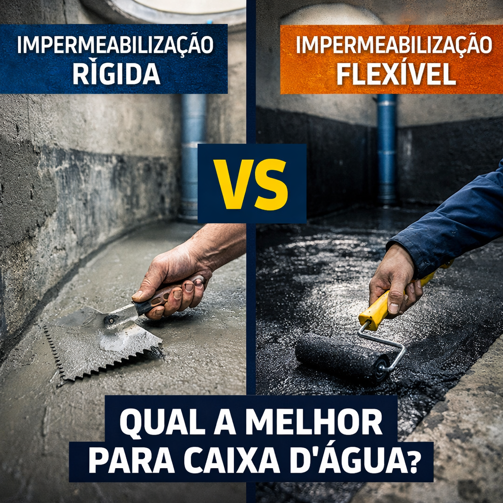 Impermeabilização Rígida ou Flexível