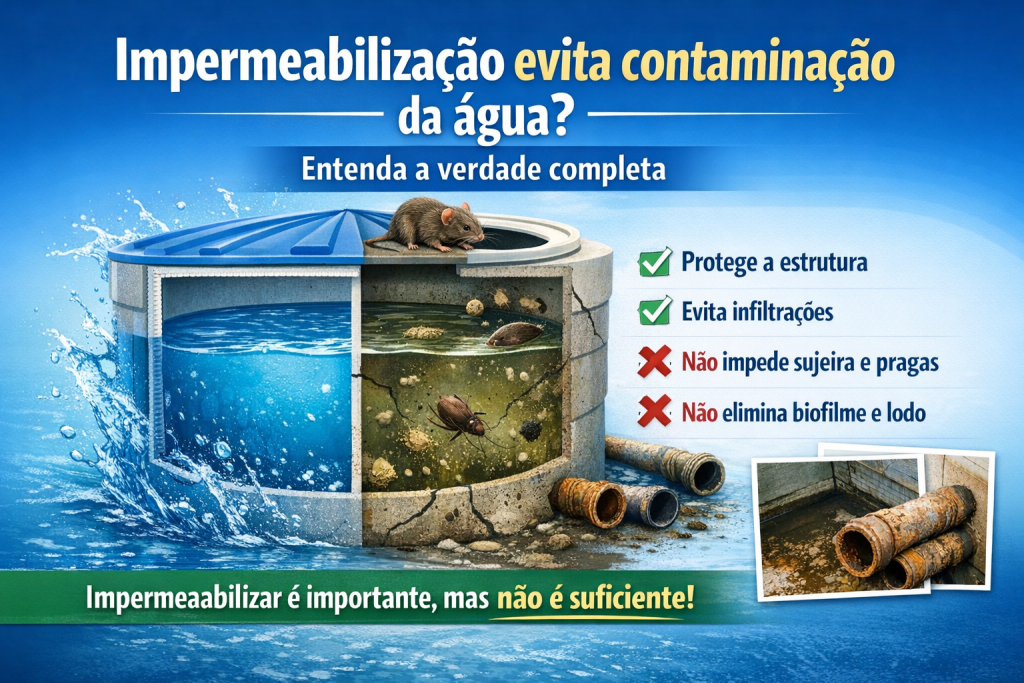 Impermeabilização evita contaminação da água?